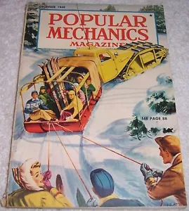 Beliebtes Mechanikermagazin Dezember 1949 Wintersport - Bild 1 von 2