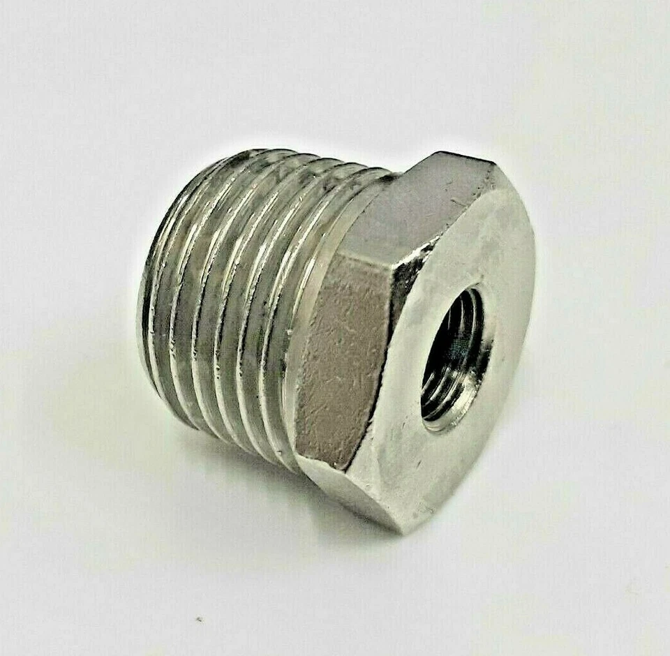 CONTEXT 3/8 BSP Adapter Reduzierstück Stecker 3/8 auf 1/8" BSP Buchse