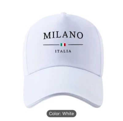 gorra de béisbol con estampados únicos de milan Foto 1 de 2