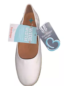 Baretraps Prim Posture Plus Tecnología Informal Plano BLANCO Mujer 9 W Ancho NUEVO - Imagen 1 de 11