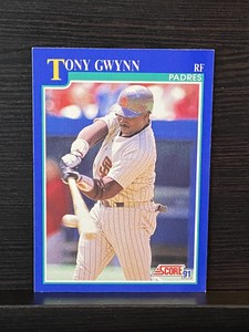 1991 Score Baseball Card 500 Tony Gwynn SR