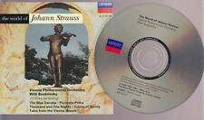THE WORLD OF JOHANN STRAUSS (CD 1991) Willi Boskovsky/Vienna Philharmonic LONDON