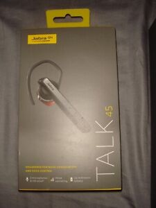 Jabra Talk 45 Bluetooth Headset with Noise Cancellation- Brand New & Sealed!!!