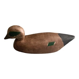 Carved Duck Wigeon, 5" Artist Signed & Numbered Wooden Sculpture, Collectible - Picture 1 of 7