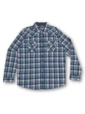 Camisa Buffalo David Bitton Para Hombre Saigo A Cuadros Manga Larga Estado de ánimo XXL Foto 1 de 2