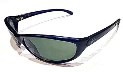 Ray Ban RB4014 RAIDER 629 Small Blue Green Wrap Unisex Sunglasses Italy - Image 1 of 4