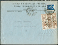 1944 Feb.4 Lettera da Rovigo per Ferrara affrancatura d'emergenza -pt76