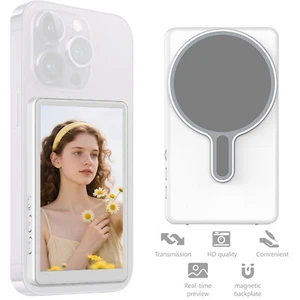 Phone Vlog Selfie Monitor Screen Wireless Magnetic Mount Camera Selfie Screen - Photo 1 sur 19
