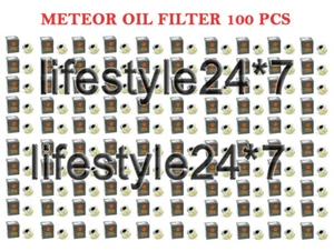 100 Pcs Meteor Oil Filter Element For Royal Enfield - Picture 1 of 5