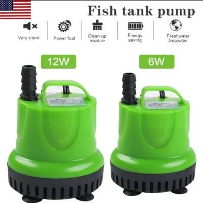 Универсальный водяной насос погружной аквариум гидропоника аквариум фонтан пруд - Изображение 1 из 4