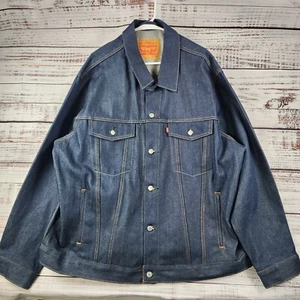 Levi's Trucker Denim Jacket Men’s 3XL Blue Button Front Classic Fit 100% Cotton - Picture 1 of 10