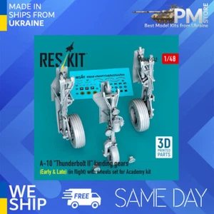 Reskit RSU48-0542 1/48 A-10 "Thunderbolt II" Fahrwerke Early Late in Flight - Bild 1 von 3
