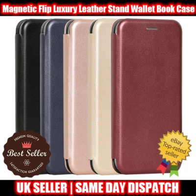 Magnetic Flip Luxury Leather Stand Wallet Book Case for iPhone 11 Pro Quality - Image 1 of 4