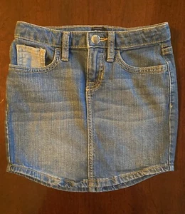 Gap Kids Denim Skirt With Adjustable Waist Size 6  - Picture 1 of 4