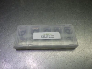 K-Tool Carbide Inserts QTY10  SPEB-422-PA X33 (LOC1120A) - Picture 1 of 2