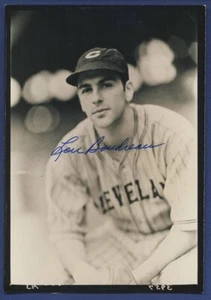 Lou Boudreau Indians Signed Vintage George Burke 5x7Photo 105008 - Picture 1 of 1