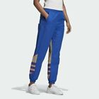 Adidas Ladies Large Logo Blue Track Pants Trackie Bottoms Size Uk 6 Bnwt