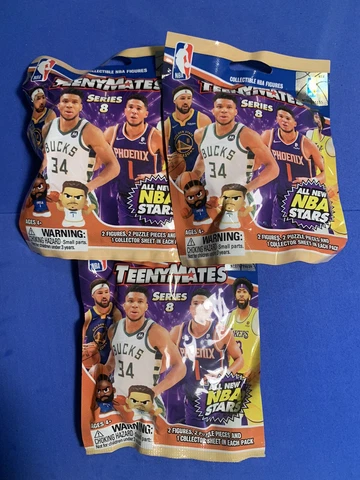 NBA Series 8 Teenymates 3 New Unopened Packages Player Specific.   2022 Cover