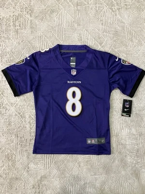 Camiseta Nike NFL Lamar Jackson Baltimore Ravens Nueva Con Etiquetas Juvenil Grande Foto 1 de 4