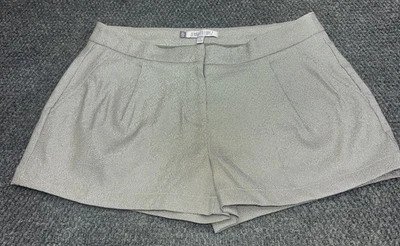 Jennifer Lopez Shorts Sz 6 Silver Glitter Sexy 3" Inseam - Image 1 of 4