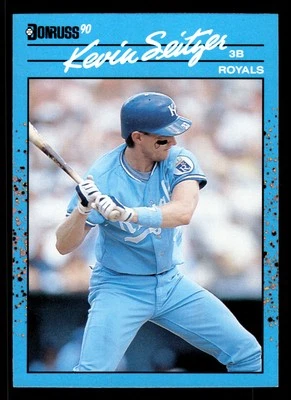 Kevin Seitzer 1990 Donruss Best of the AL #91 Kansas City Royals - Image 1 of 2
