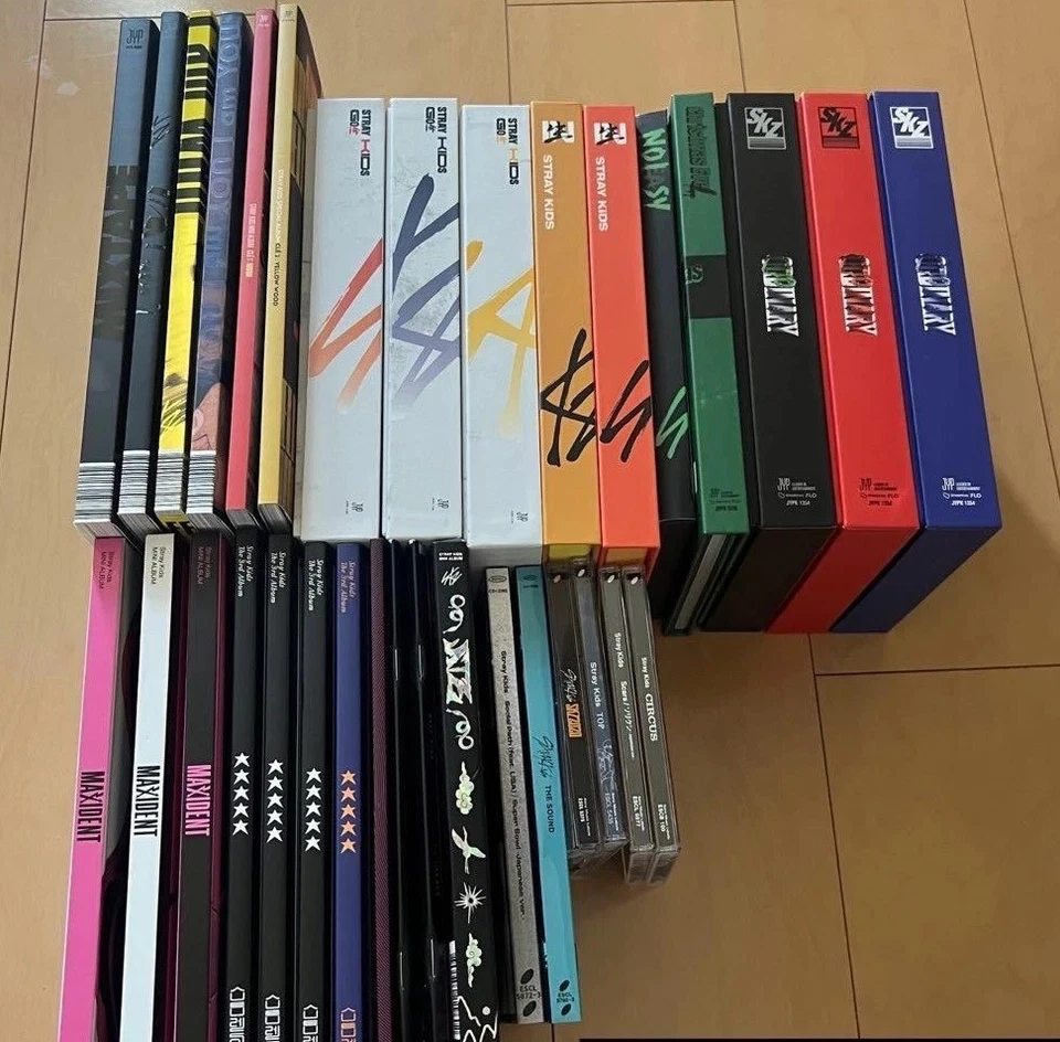 Album Bundle Stray Kids CD K-Pop SKZ K-pop usato con set di 33 cartoline... - Immagine 1 di 4