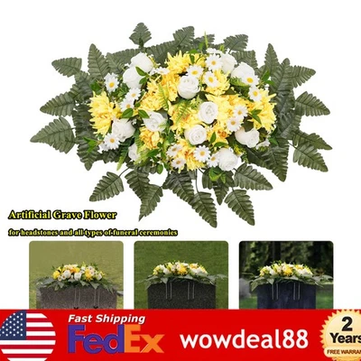 Ramo de crisantemo de flores de seda artificial hecho a mano de 30*20" Foto 1 de 4