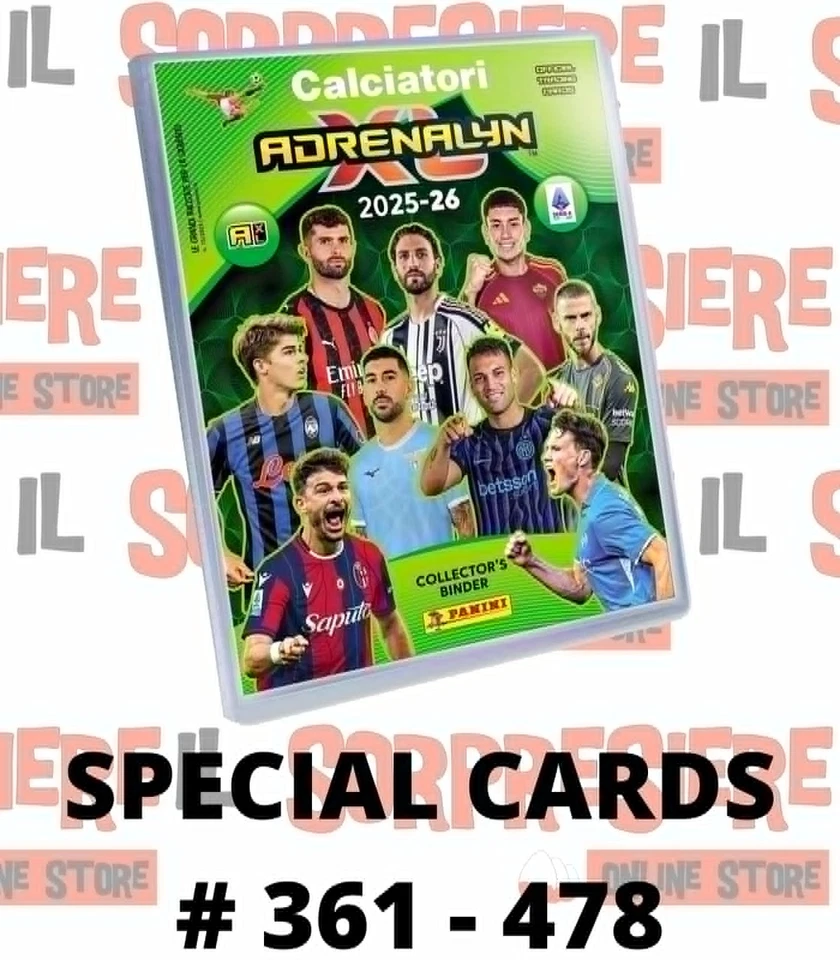 PANINI CALCIATORI ADRENALYN XL 2025-26 2026 SPECIAL CARDS A SCELTA # 361 - 478 - Immagine 1 di 1