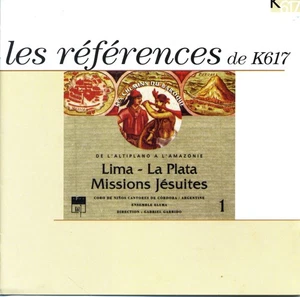 Gabriel GARRIDO Ensemble ELYMA Lima - La Plata Missions Jésuites [CD] K617FC1 - Imagen 1 de 3