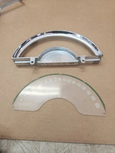 1953-1962 C1 Corvette Chrome Speedometer Bezel GM Used Original - Picture 1 of 14