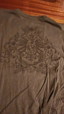 Camiseta Alfani Hombre Cuello en V Manga Corta Marrón Talla L Foto 1 de 4