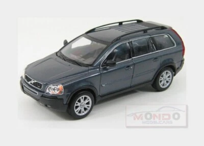 1:24 Welly Volvo Xc90 4X4 2004 Blue Grey Met WE22460GR Modellino - Immagine 1 di 2