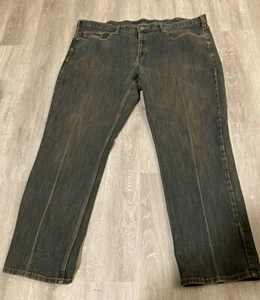 Perry Ellis Denim Jeans Mens 40X30 Blue Straight Leg Zip Fly Pre-Owned Free ship - Picture 1 of 5