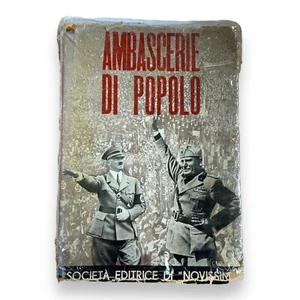 Ambascerie Di Popolo (People's embassies ), 1938, Paperback, Collectible - Imagen 1 de 5