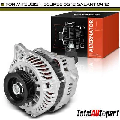 Alternador para Mitsubishi Eclipse 06-12 Galant 2.4L 110A 12V CW polea de 6 ranuras Foto 1 de 4