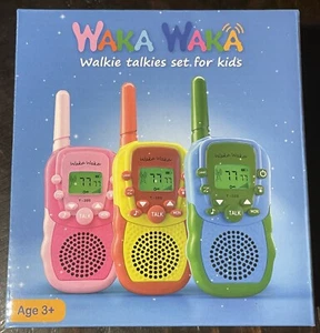 3 Pack Walkie Talkies for Kids,3 KMs Long Range 2 Way Radio for Boys and Girls - Picture 1 of 5