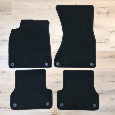 Alfombrillas Coche Terciopelo Para Audi A7 S7 RS7 Impermeable Negro Alfombras Forros Automáticos Nuevas Foto 1 de 4