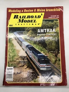 Railroad Model Craftsman Magazine 1997 June Modeling B&M branchline - Picture 1 of 5