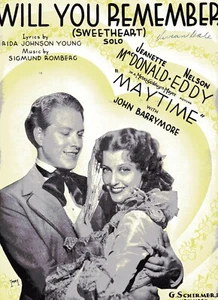 "WILL YOU REMEMBER? (Sweetheart)" by Young/Romberg - 5 Pages - Circa 1944 - Picture 1 of 2