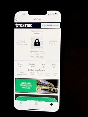 2 x 50 cent concert tickets Melbourne  - image 1 of 2