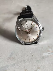 Vintage 37mm ATLANTIC Wordmaster Original Manual Wind Mens Watch _3687 - Picture 1 of 13