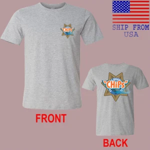 Chips Retro Police Movie Men's Black Size S-5XL - Picture 1 of 1