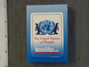 NewsMax: The United Nations of Weasels Playing Cards, box not sealed, but unused - Picture 1 of 11