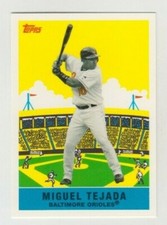 Miguel Tejeda 2007 TOPPS FLASHBACK FRIDAYS CARD #FF4 BALTIMORE ORIOLES
