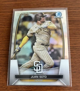 2023 Topps National Bowman Chrome Juan Soto Refractor MLB-18 NSCC Padres - Bild 1 von 2