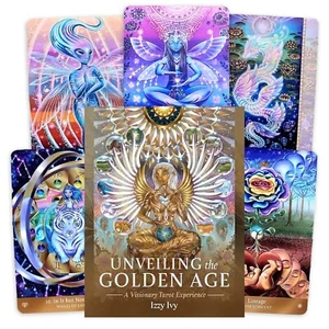 Unveiling The Golden Age: A Visionary Tarot Cards & Guidebook Blue Angel UTGA23 - Picture 1 of 12