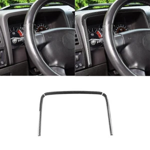 3x Tablero de instrumentos de fibra de carbono Velocímetro Panel envolvente Borde para Hummer H3 2006-2010 - Imagen 1 de 19