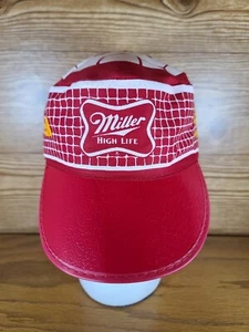 Gorra de pintor vintage Miller High Life Orange County abierta KEZY 1190AM/96FM década de 1980 - Imagen 1 de 6