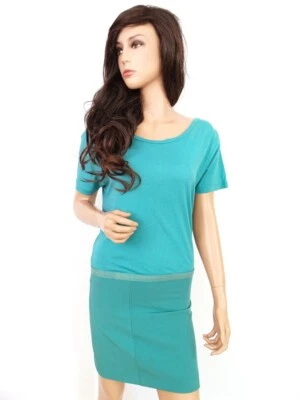 Silvian Heach  Größe S Blau Knielang T-Shirt Kleid Modal Kurzarm - Bild 1 von 4