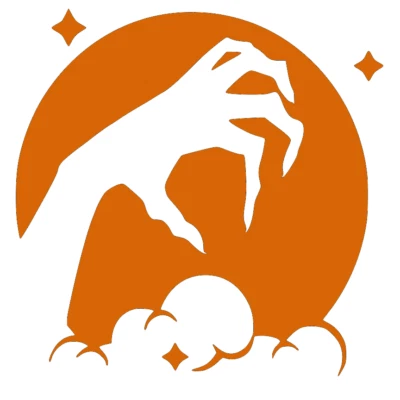 Zombie Hand and Moon Vinyl Decal Sticker Monster Horror Cars Bikes Cups Helmet - Image 1 of 3